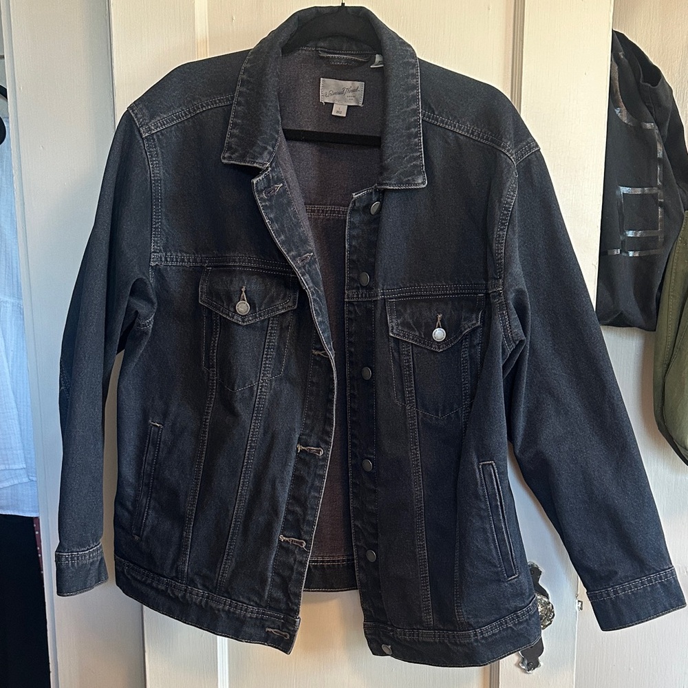 Universal Thread Black Denim Jacket - image 4